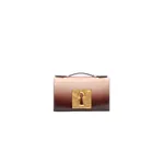 schiaparelli leather keyhole clutch