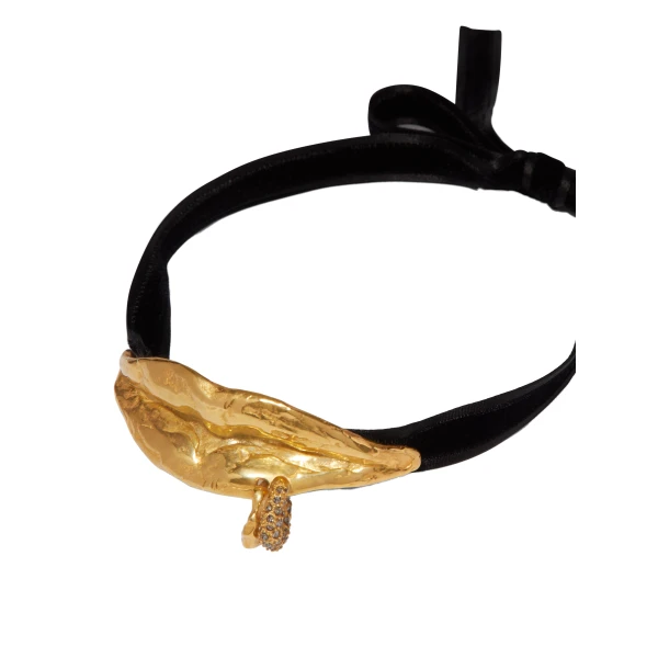 schiaparelli pierced mouth necklace price