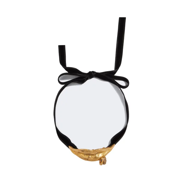 schiaparelli pierced mouth necklace