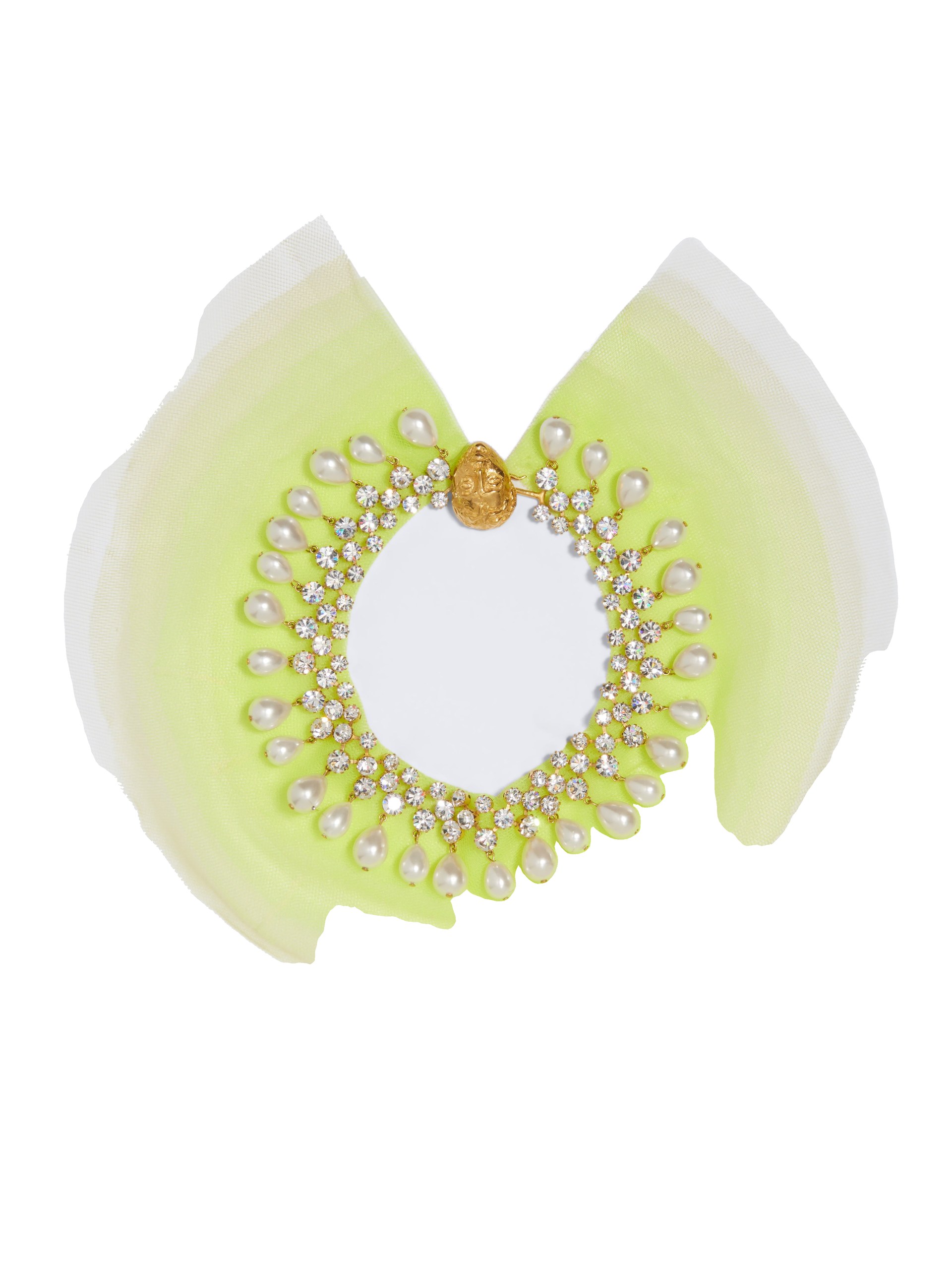 Rhinestone and Pearl Necklace Schiaparelli Jewelry | Luxury Shoes schiaparelli rhinestone and pearl necklace