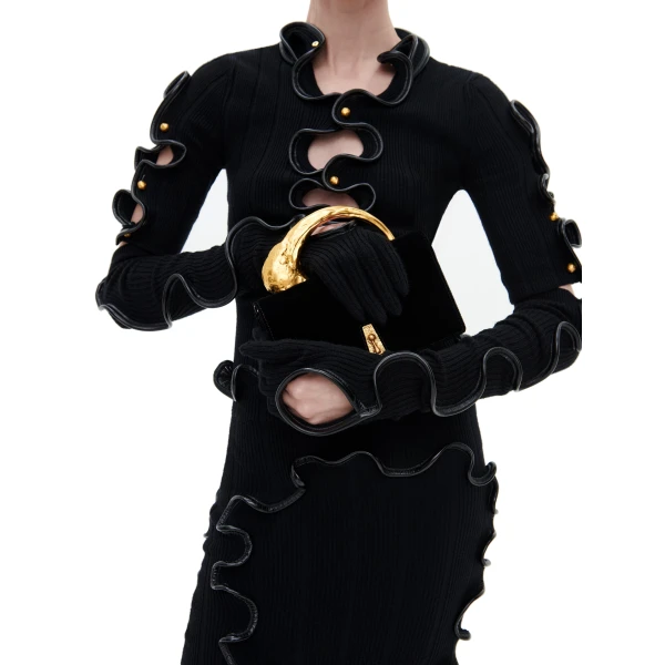 schiaparelli ruffled gloves price