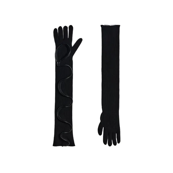 schiaparelli ruffled gloves