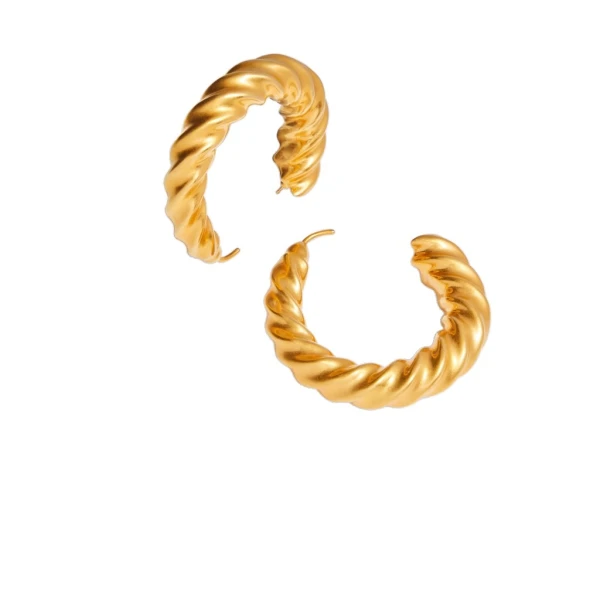 schiaparelli twisted candles hoop earrings price