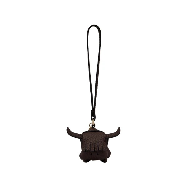 Strathberry Bag Charm Highland Cow Dark Chocolate