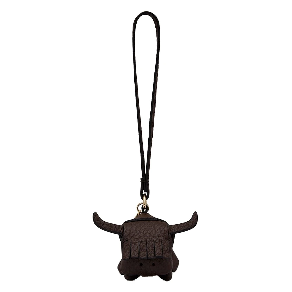 Strathberry Bag Charm in Highland Cow Dark Chocolate Strathberry Bag Charm