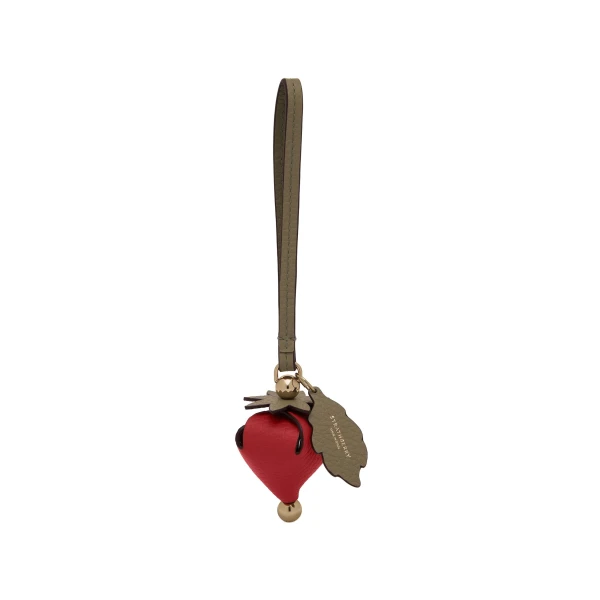 Strathberry Bag Charm Strawberry Red and Green