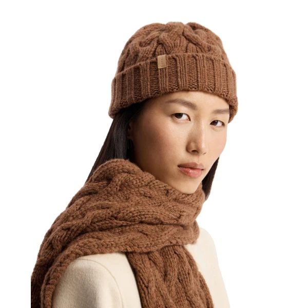 Brown beanie