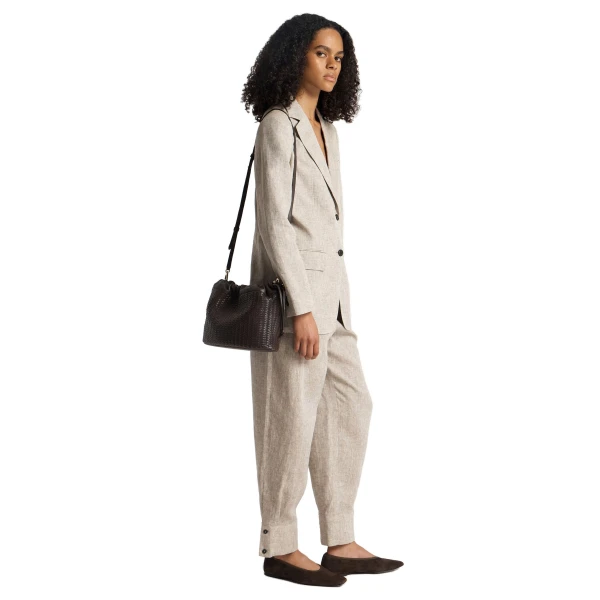 Strathberry Charlotte Midi Drawstring shoulder bag