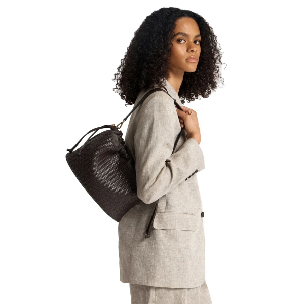 Strathberry Charlotte Midi Drawstring shoulder bag