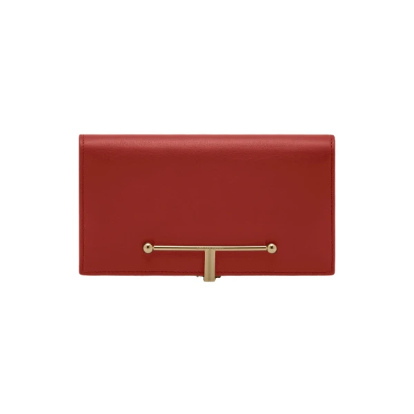 Strathberry Large Melville Street Wallet Levanto Red