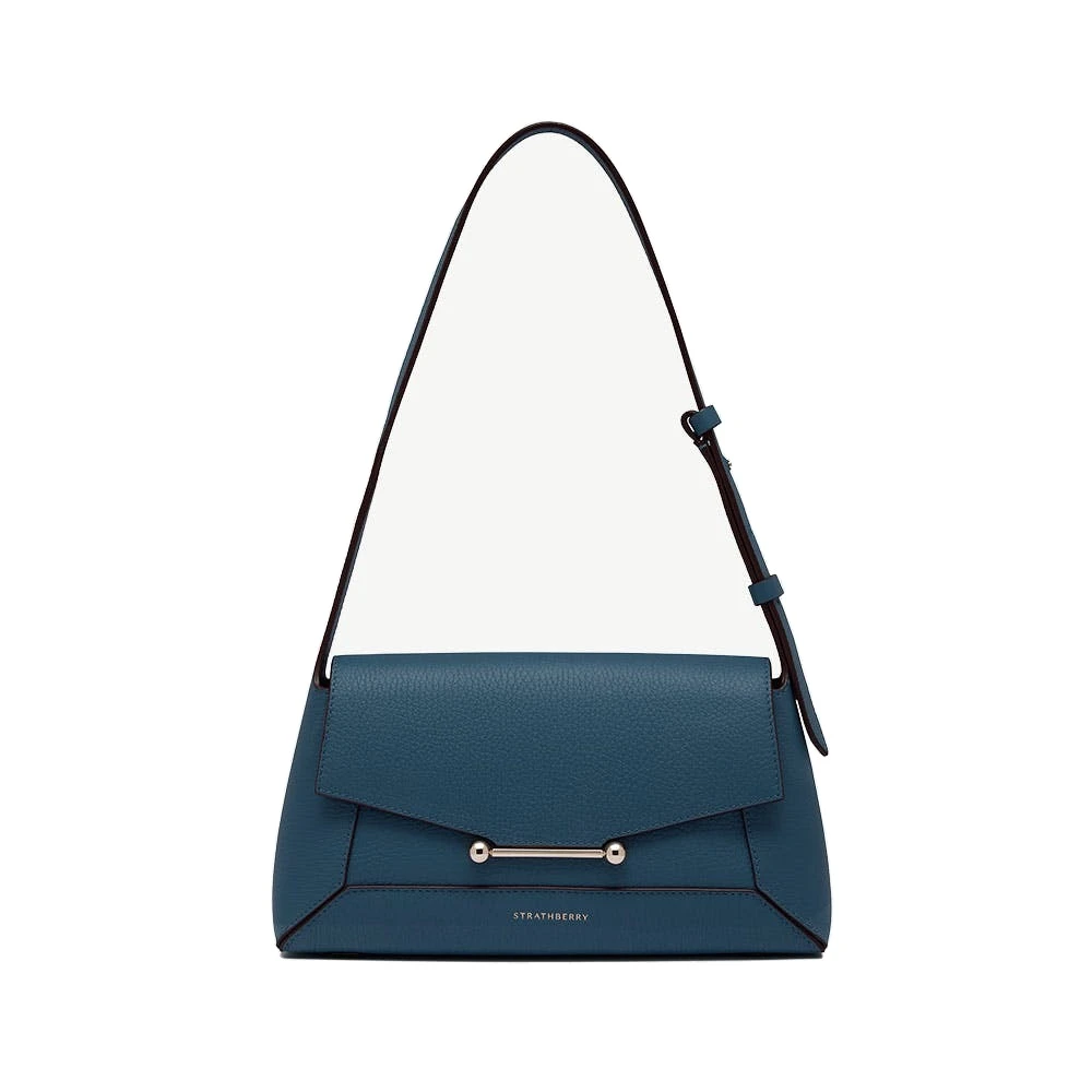 Strathberry Mosaic Shoulder in Loch Blue Strathberry Mosaic Shoulder bag