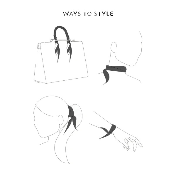 Strathberry skinny scarf