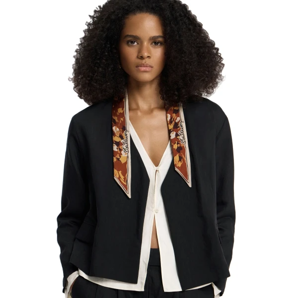Multicolour skinny scarf
