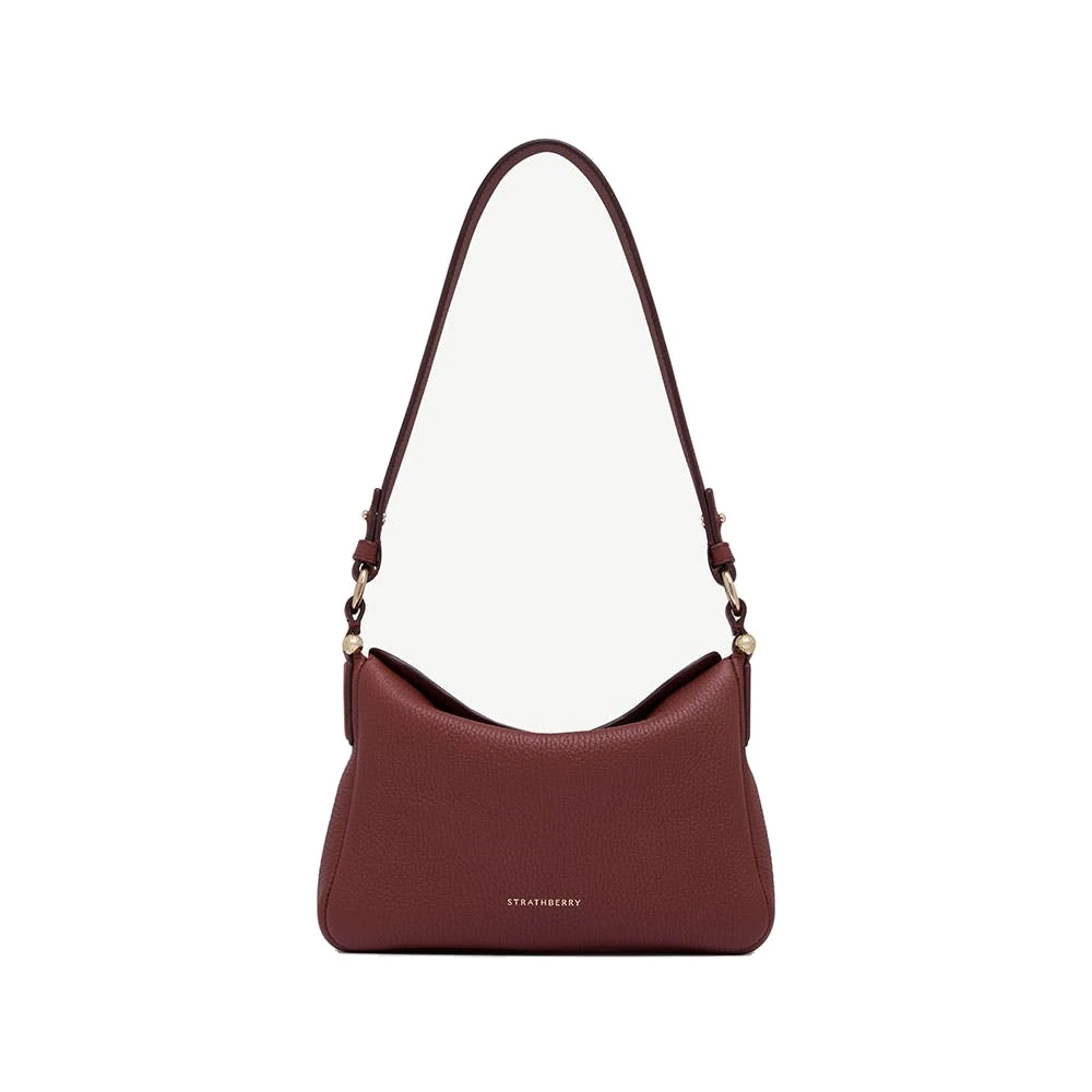 Strathberry Sway in Oxblood Strathberry Sway crossbody bag
