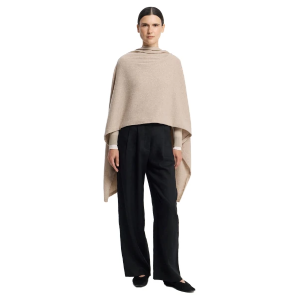 Strathberry Westray Cashmere Travel Wrap Oat