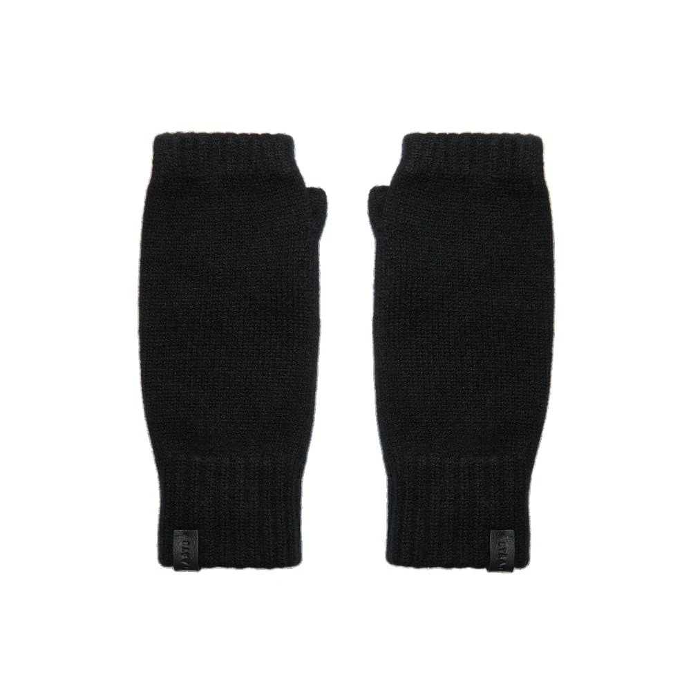 Strathberry Westray Fingerless Cashmere Gloves in Black Strathberry Westray Fingerless Cashmere Gloves
