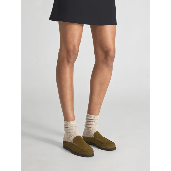 ATP Atelier Tenno in Muschio Slip On Loafers Green