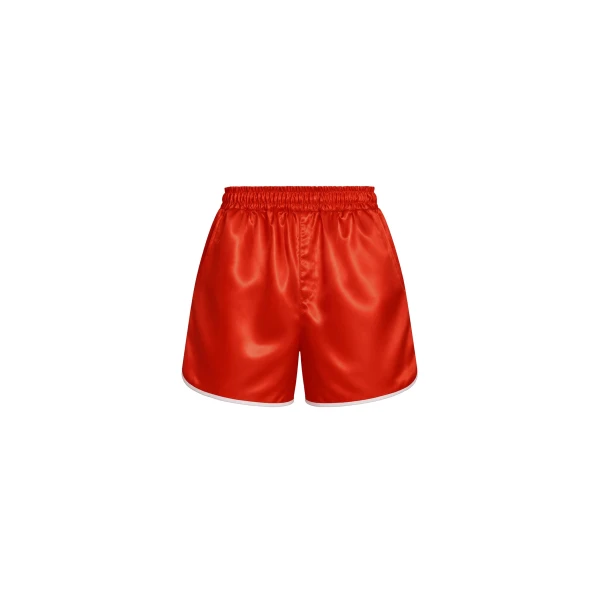 The Frankie Shop Adia Satin Boxer Shorts