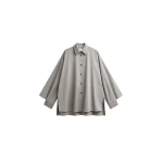 The Frankie Shop Alda Oversized Long Shirt
