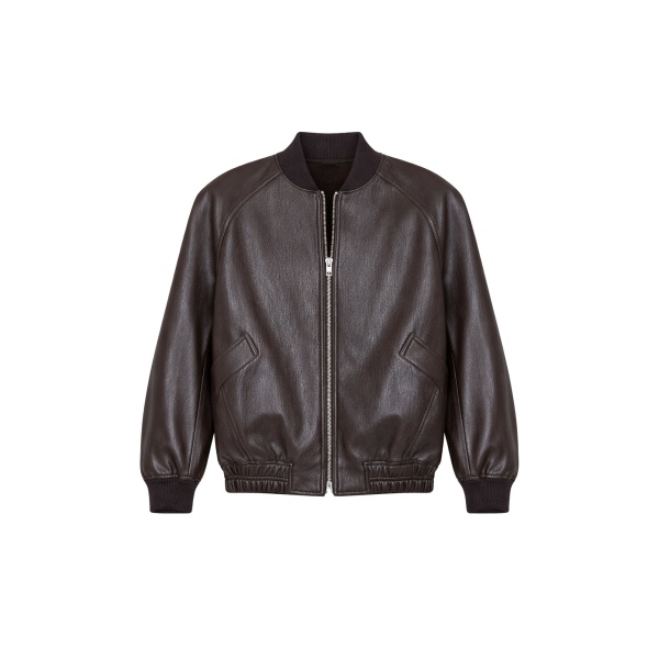 The Frankie Shop Alena Faux Leather Bomber Jacket