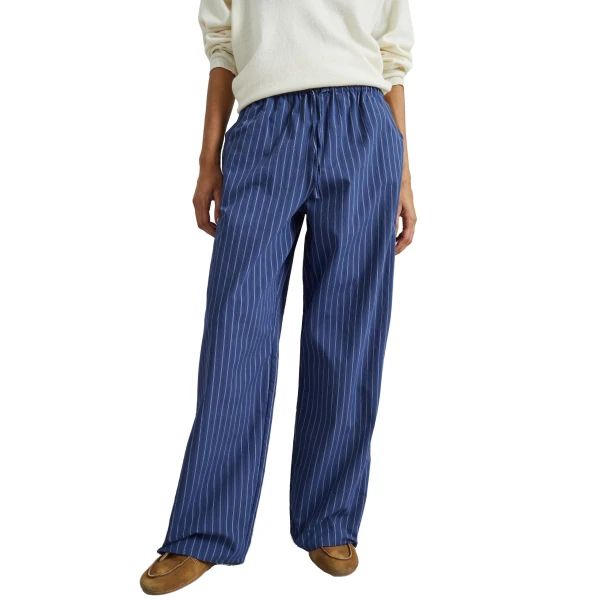 blue stripe pants