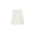 The Frankie Shop Altea Pleated Bermuda Shorts