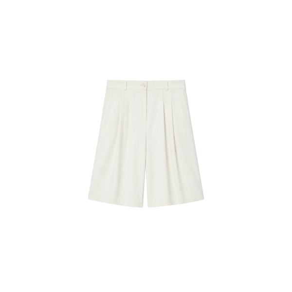 The Frankie Shop Altea Pleated Bermuda Shorts