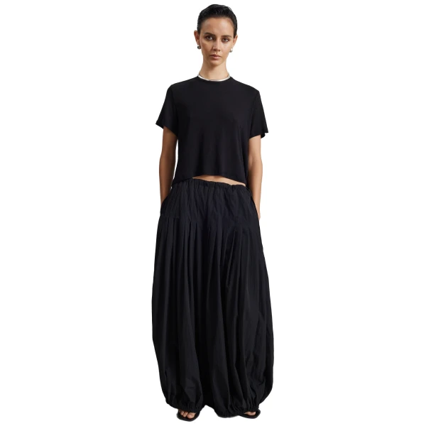 black knitwear