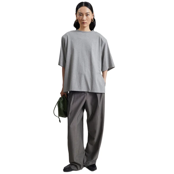 grey melange tops