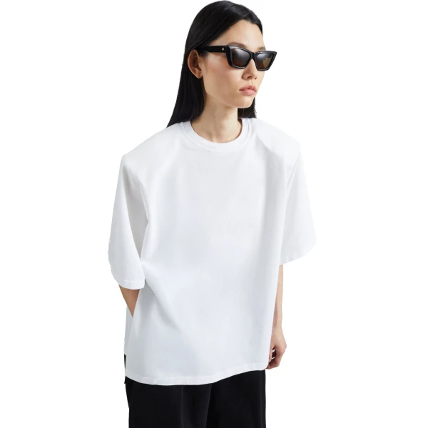 The Frankie Shop Anira Padded T-Shirt