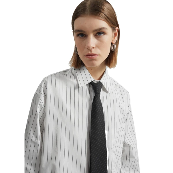 The Frankie Shop Anvers Button Up Striped Shirt