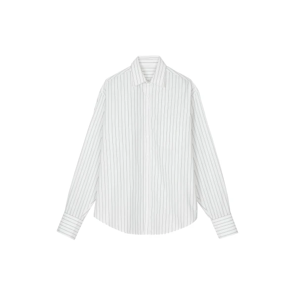 The Frankie Shop Anvers Button Up Striped Shirt