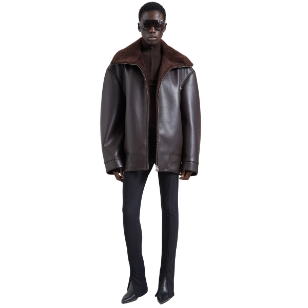 The Frankie Shop Aspen Faux Leather Jacket