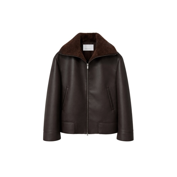 The Frankie Shop Aspen Faux Leather Jacket