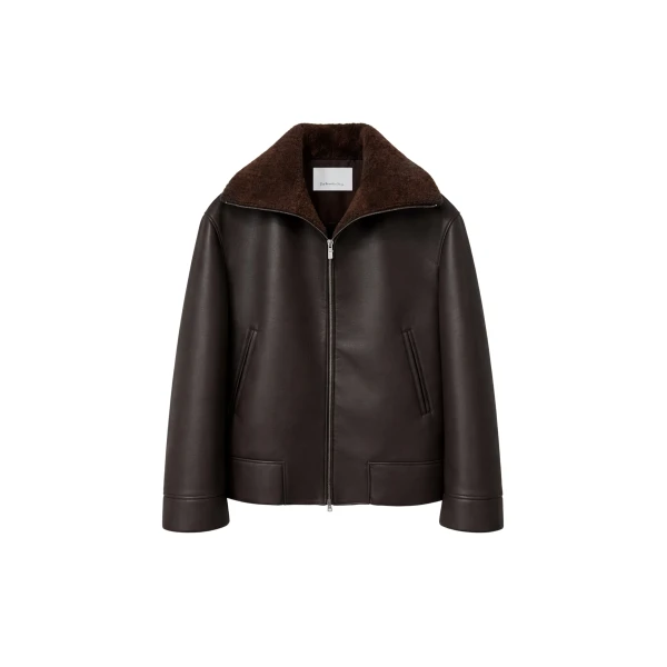The Frankie Shop Aspen Faux Leather Jacket