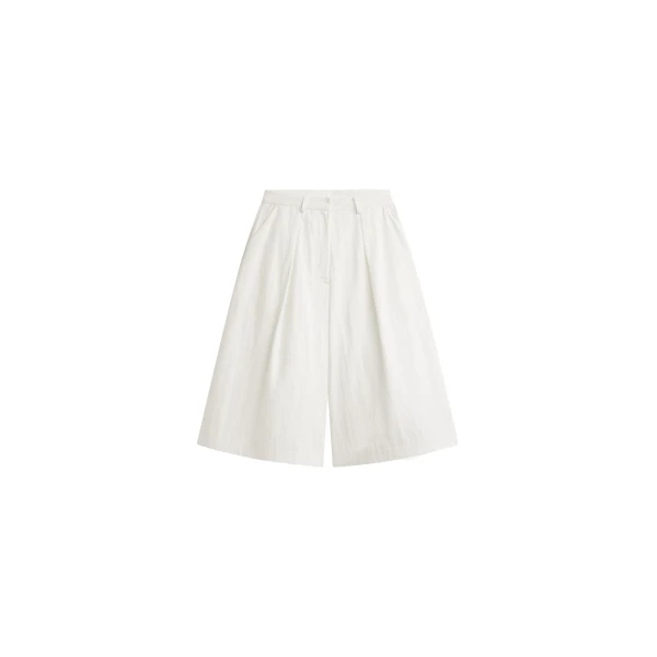 The Frankie Shop Aurea Wide Bermuda Shorts