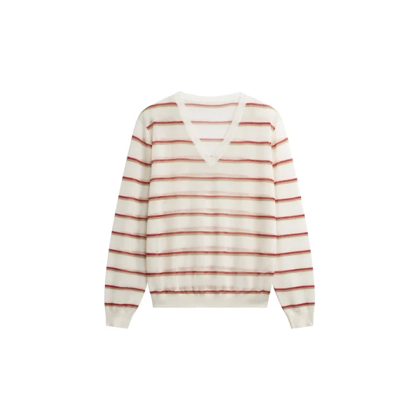 The Frankie Shop Ayen Sheer Knit Top