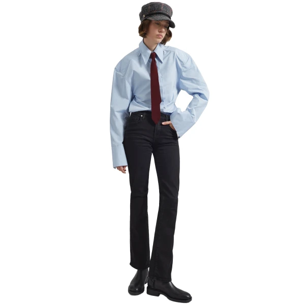 The Frankie Shop Bec Padded Shirt