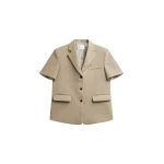 The Frankie Shop Belliva Short Sleeve Blazer