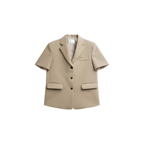 The Frankie Shop Belliva Short Sleeve Blazer