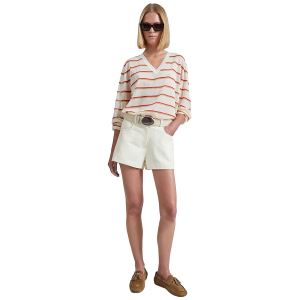 The Frankie Shop Belma Textured Mini Shorts