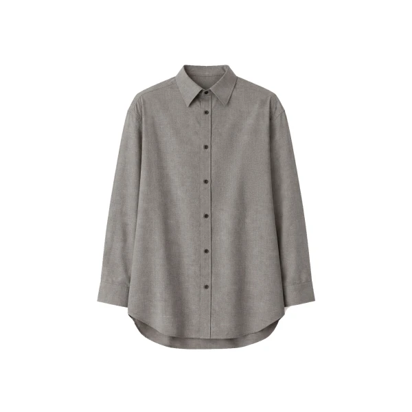 The Frankie Shop Bina Wool Padded Shirt