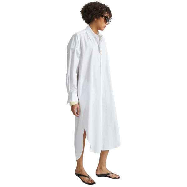 The Frankie Shop Bloom Organic Cotton Shirt Dress
