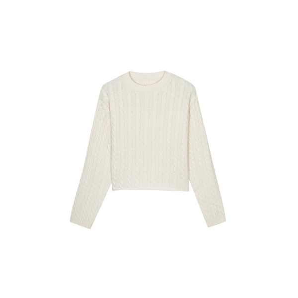 The Frankie Shop Brisbane Cropped Boxy Sweater