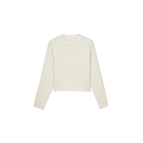 The Frankie Shop Brisbane Cropped Boxy Sweater