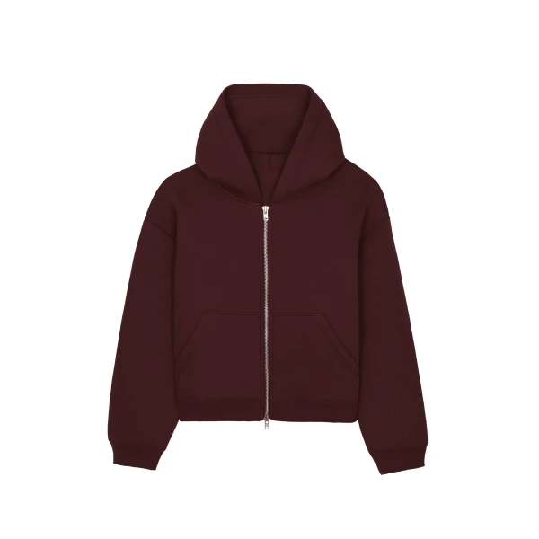The Frankie Shop Calder Neoprene Zip-Up Hoodie