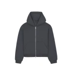 The Frankie Shop Calder Neoprene Zip-Up Hoodie