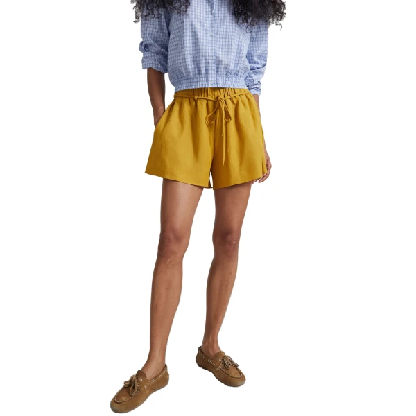 mustard shorts