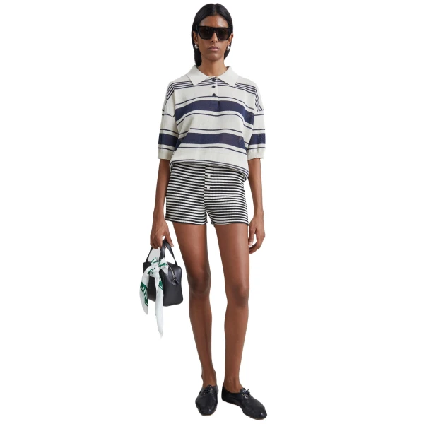 The Frankie Shop Celoni Knit Mini Shorts