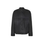 Conan Faux Leather Jacket in Black by The Frankie Shop – Jackets The Frankie Shop Conan Faux Leather Jacket